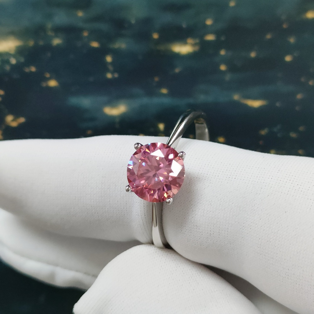 3 Carat Moissanite S925 Silver Ring, Mother's Day Gift